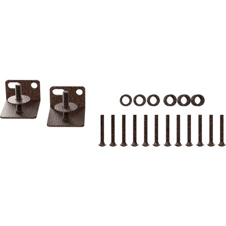 Ekena Millwork Barnfold 4-Door Adapter Kit, Copper Vein GB6007M4K4CV